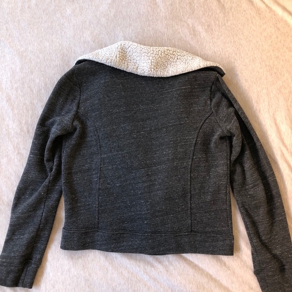 SOLD Fur-Lined Grey Jacket - Picture 4 of 4